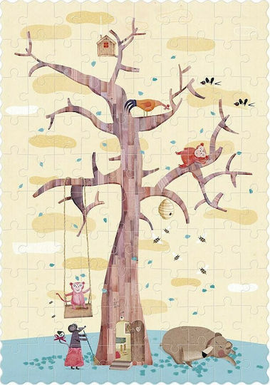 Kinderpuzzle Baum für 6+ Jahre 100pcs Londji