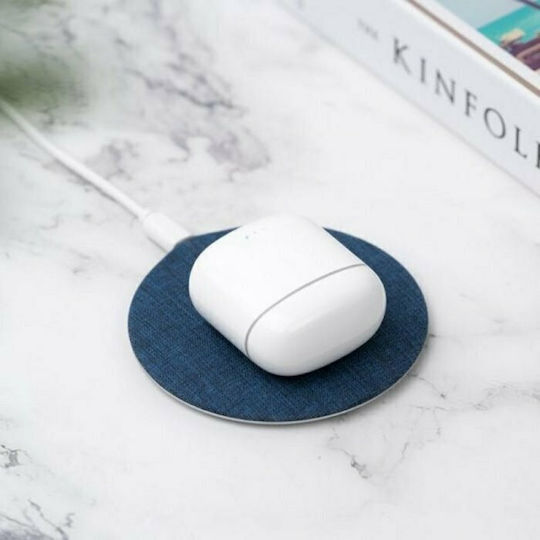 Havit Безжично зарядно (Qi Pad) 15W Син (W3001)
