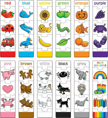 Kids Puzzle Colour Match for 3++ Years 12pcs Orchard