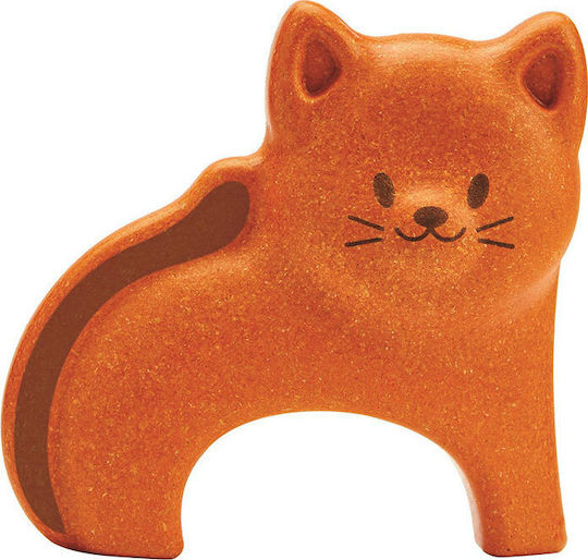 Wooden Kids Peg Puzzle Cat 3pcs Plan Toys