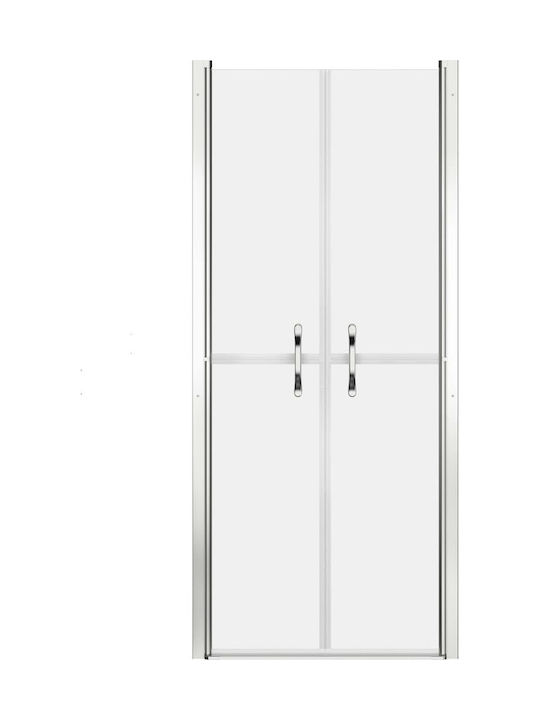 vidaXL Διαχωριστικό Ντουζιέρας με Ανοιγόμενη Πόρτα 86x190cm