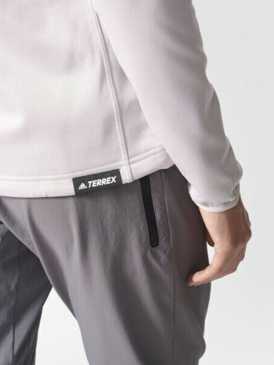 Terrex Flex Γυναικείο Μπουφάν Πεζοπορίας Αντιανεμικό Λιλά