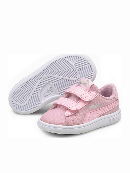 Smash Glitz Glam Παιδικά Sneakers με Σκρατς Ροζ