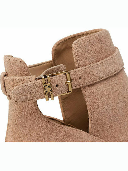 Lawson 40T0LAFE5S Suede Γυναικεία Μποτάκια Camel