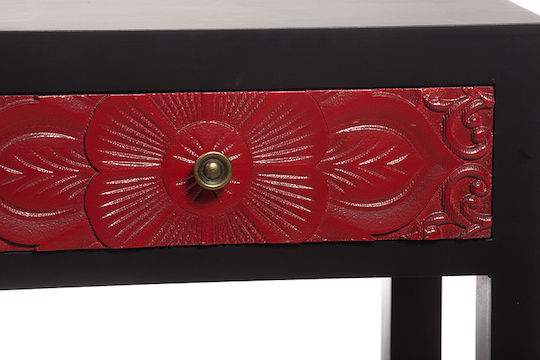 Chinoise σκαλιστό Ξύλινο Μαύρο 47x34x50cm Chinoise σκαλιστό Ξύλινο Μαύρο 47x34x50cm