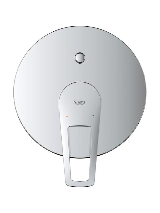 Grohe Bauloop Built-In Mixer for Shower with 2 Exits Silver