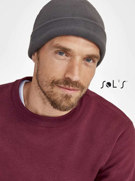 Serpico Beanie Unisex Fleece Beanie in Gray Farbe