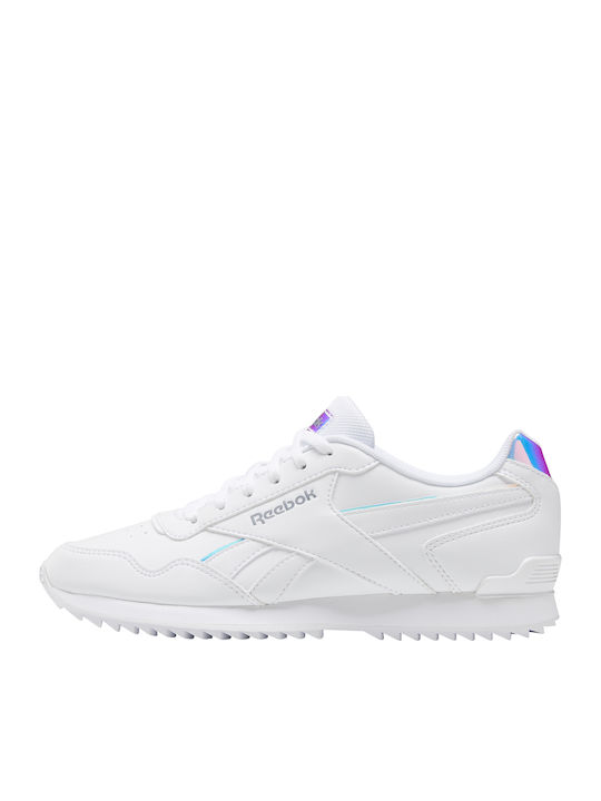 Reebok Royal Glide Ripple Clip Γυναικεία Sneakers White / Cold Grey 5