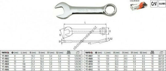 Yato German Polygon 11mm 1pcs