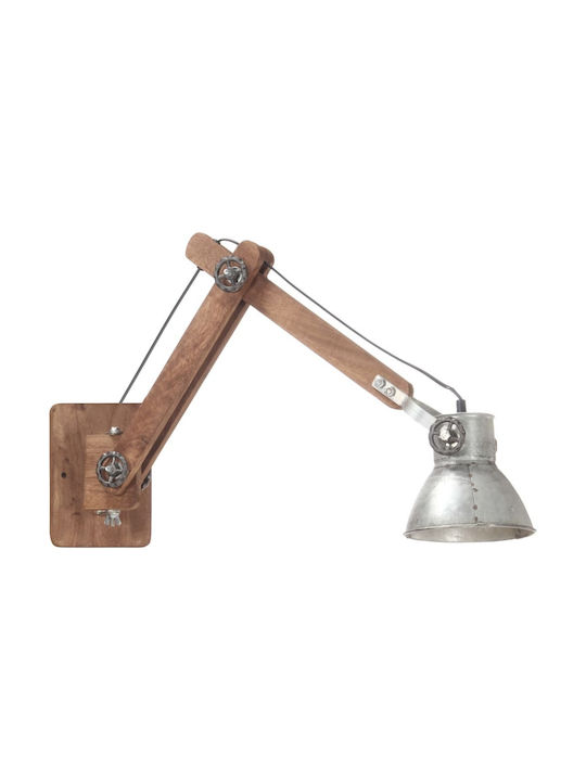 vidaXL Leuchte Wand Silber 16cm