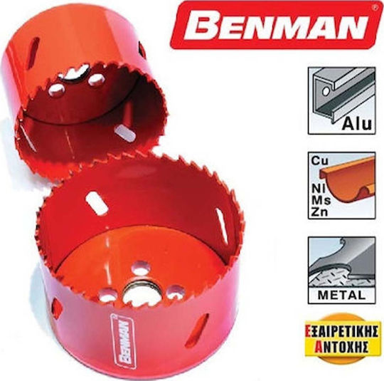 Benman Hole Saw Set with Diameter 73mm for Wood and Metal