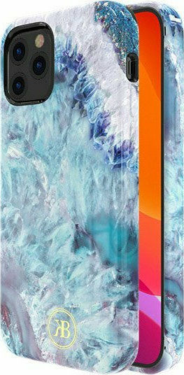 Kingxbar Agate Series Задна корица Пластмаса Син (iPhone 12 mini)