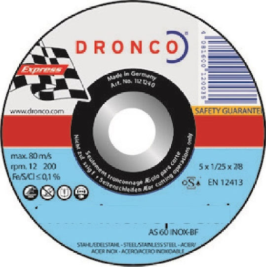 Dronco Disc de tăiere Metalic cu 60 Dinti 125mm