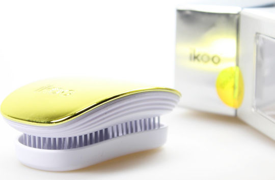 Ikoo Metallic Pocket Βούρτσα Μαλλιών Soleil White