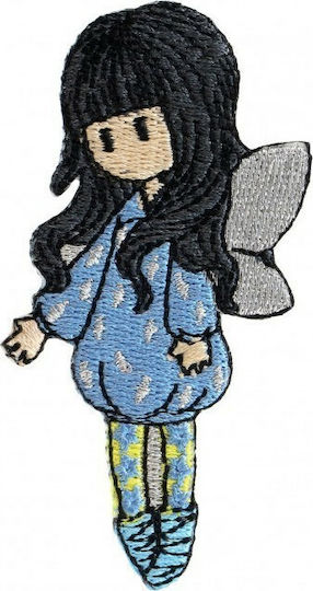 Santoro Kinderhandwerk Gorjuss Embroidered Patch Bubble Fairy 533GJ04