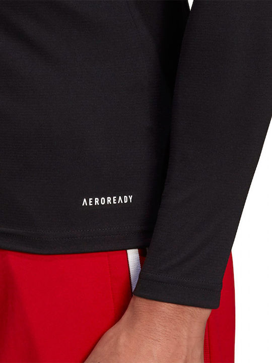Team Base Aeroready Long Sleeve Athletic Blouse Black