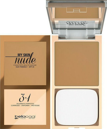 Bellaoggi 3 in 1 My Skin Nude Пудра 4 Бамбук SPF25 10гр