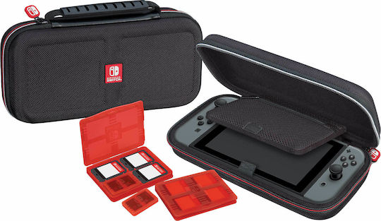 Nintendo Deluxe Travel Case Fabric Switch Controller Carrying Case Black