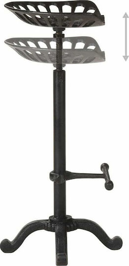 Табуретка Бар За външна употреба Black Cast Iron 1бр 43x32x65см