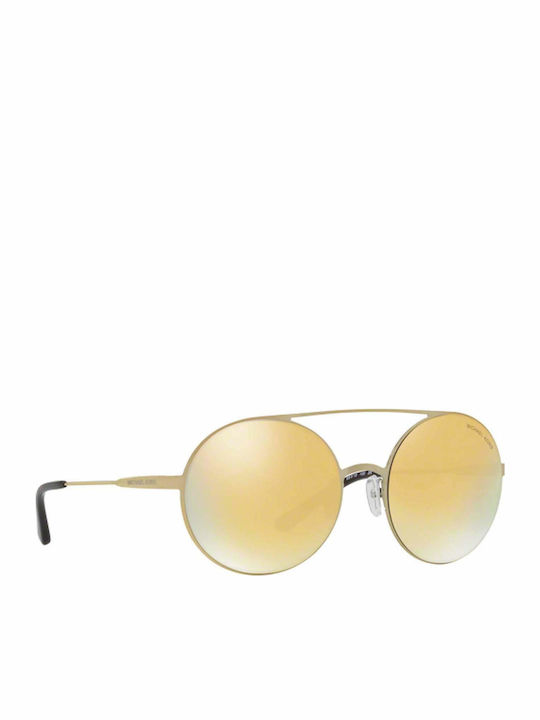 Michael Kors Cabo Women's Sunglasses with Gold Metal Frame and Gold Mirror Lens MK1027 11937P