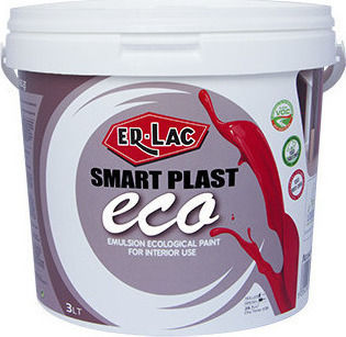 ER-LAC Smart Plast Eco Plastic Vopsea Ecologic pentru Utilizare Intern 3lt