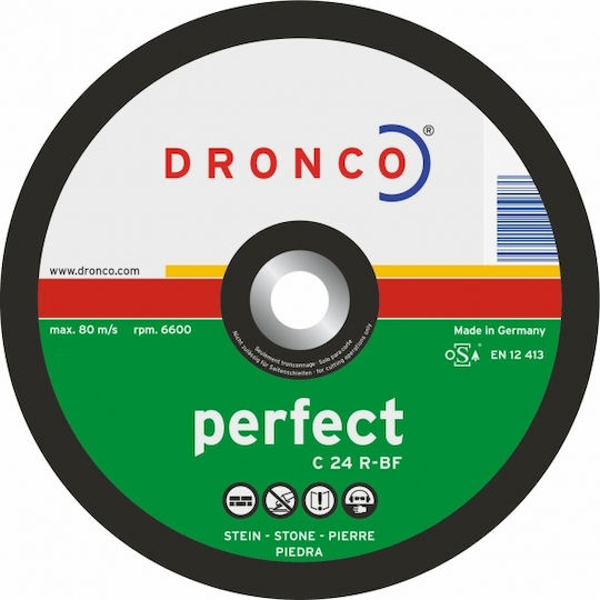 Dronco Disc de tăiere piatră C 24 R 1127015 Disc de tăiere Materiale de construcție 125mm 25buc