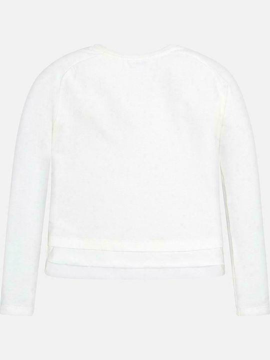 Mayoral Kids Blouse Long Sleeve White