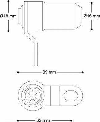Barracuda Comutator Motocicletă Universal Comutator Pentru Proiectoare