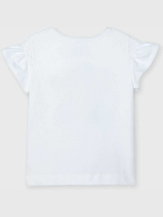 Mayoral Kids Blouse Short Sleeve White