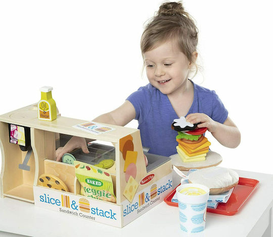 Melissa & Doug Πάγκος για Κατασκευή Σάντουιτς από Ξύλο