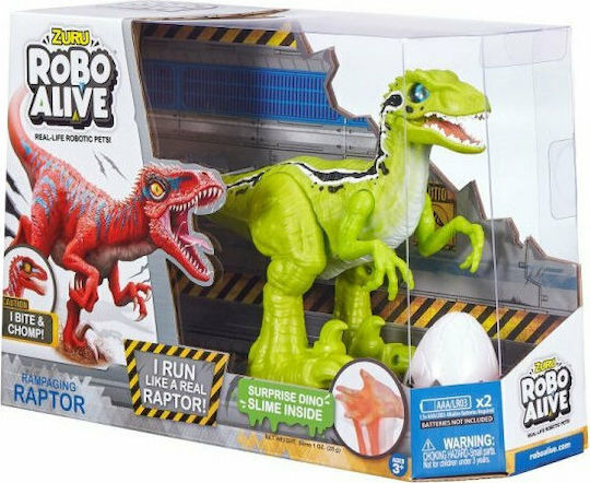 Zuru Robo Alive Raptor cu Ou Slime Joc Electronic Robotic pentru Vârsta 3+ (Diverse Modele) 1 Buc