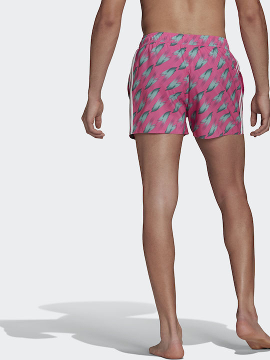 Graphic Herren Badebekleidung Shorts Screaming Pink mit Mustern