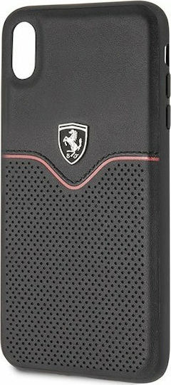 Ferrari Off Track Victory Back Cover Δερμάτινο / Πλαστικό Μαύρο (iPhone XS Max)