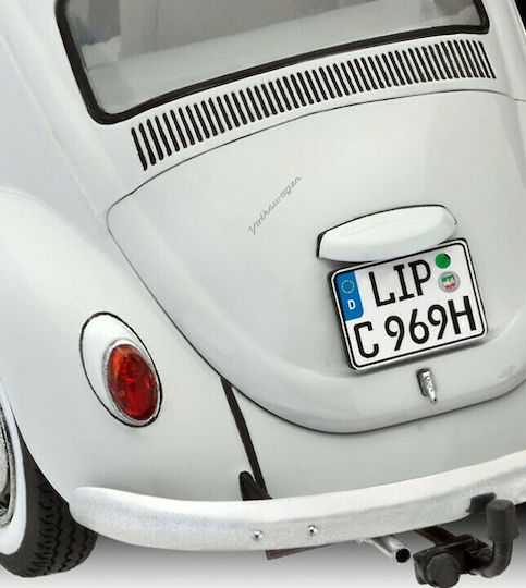 Revell Volkswagen VW Beetle Limousine 1968 Modeling Figure Car Gray in Scale 1:24 with Glue and Paints 708.3cm.