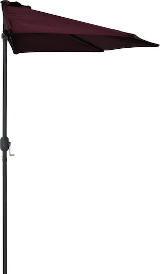 Rundschreiben Aluminium Burgundisch 2,7x2,45 m