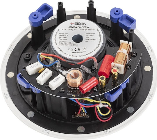 Helvia ONDA-540TF Boxă Pasivă De Tavan 40W Bucată Albă