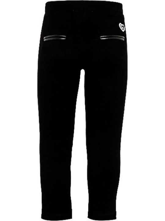 Losan Kids Long Legging Δερματίνη Black