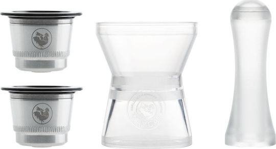 Waycap Επαναγεμιζόμενες Κάψουλες Complete Kit Συμβατές με Μηχανή Nespresso 2caps