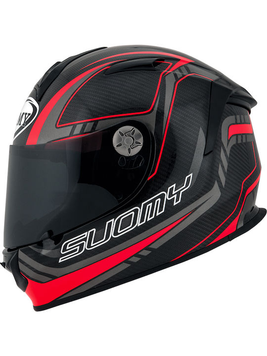 Suomy Sr-sport Carbon Red Motorradhelm Volles Gesicht KR50200