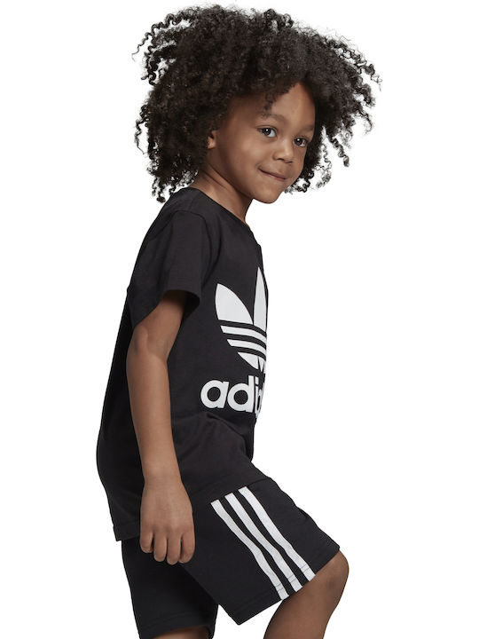 Kinder-T-Shirt Schwarz Originals TREFOIL