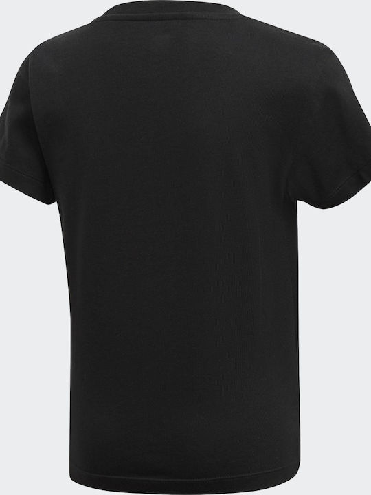 Kinder-T-Shirt Schwarz Originals TREFOIL