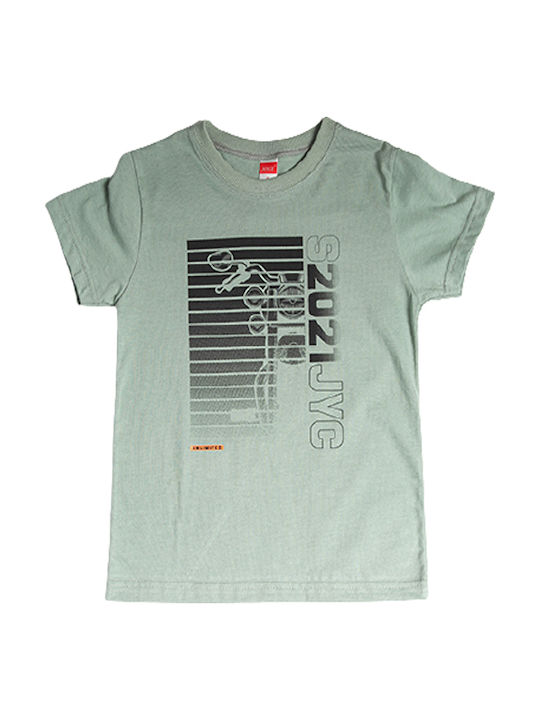 Joyce Superbike Παιδικό T-shirt Χακί