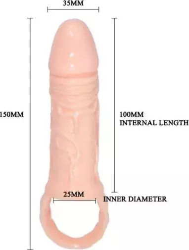 Baile Men Extension Уголемяване на пениса Телесен 15см D-226906