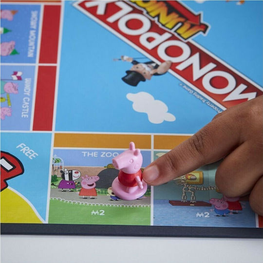 Επιτραπέζιο Παιχνίδι Monopoly Junior Peppa Pig για 2-4 Παίκτες 5+ Ετών Hasbro