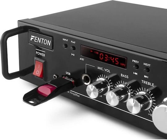 Fenton Amplificator Karaoke AV344 Mini Hi-Fi 103.120 Negru