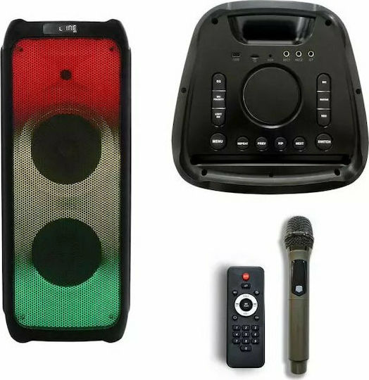 V-TAC Boxă Karaoke cu Microfon Wireless și Efecte de Iluminare 8982 Negru