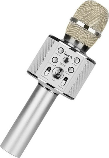 Hoco Wireless Karaoke Microphone BK3 HC-BK3-SL Silver
