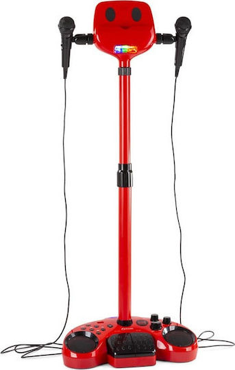 Fenton Ηχείο Karaoke με Ενσύρματα Μικρόφωνα KSM15 Stage Set 130.162 Κόκκινο
