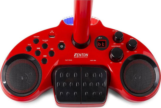 Fenton Ηχείο Karaoke με Ενσύρματα Μικρόφωνα KSM15 Stage Set 130.162 Κόκκινο