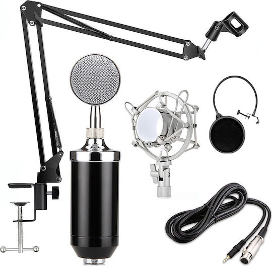 BM-3000 Condenser (Small Diaphragm) Microphone Shock Mounted for Vocals